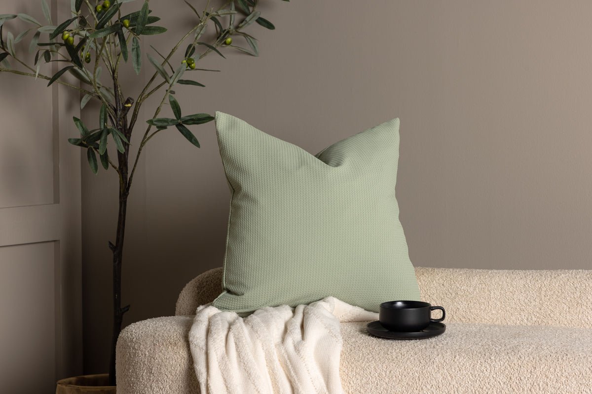 Pillowcase Agatha - 50x50 cm in Black, Green and Dark Brown