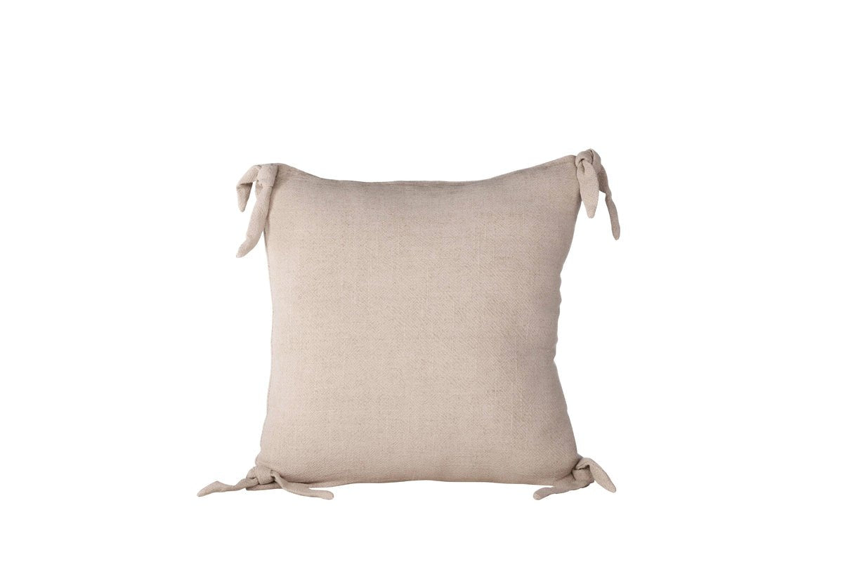 Cushion cover Ambiente - 40x40 cm in Beige, Dark grey and White