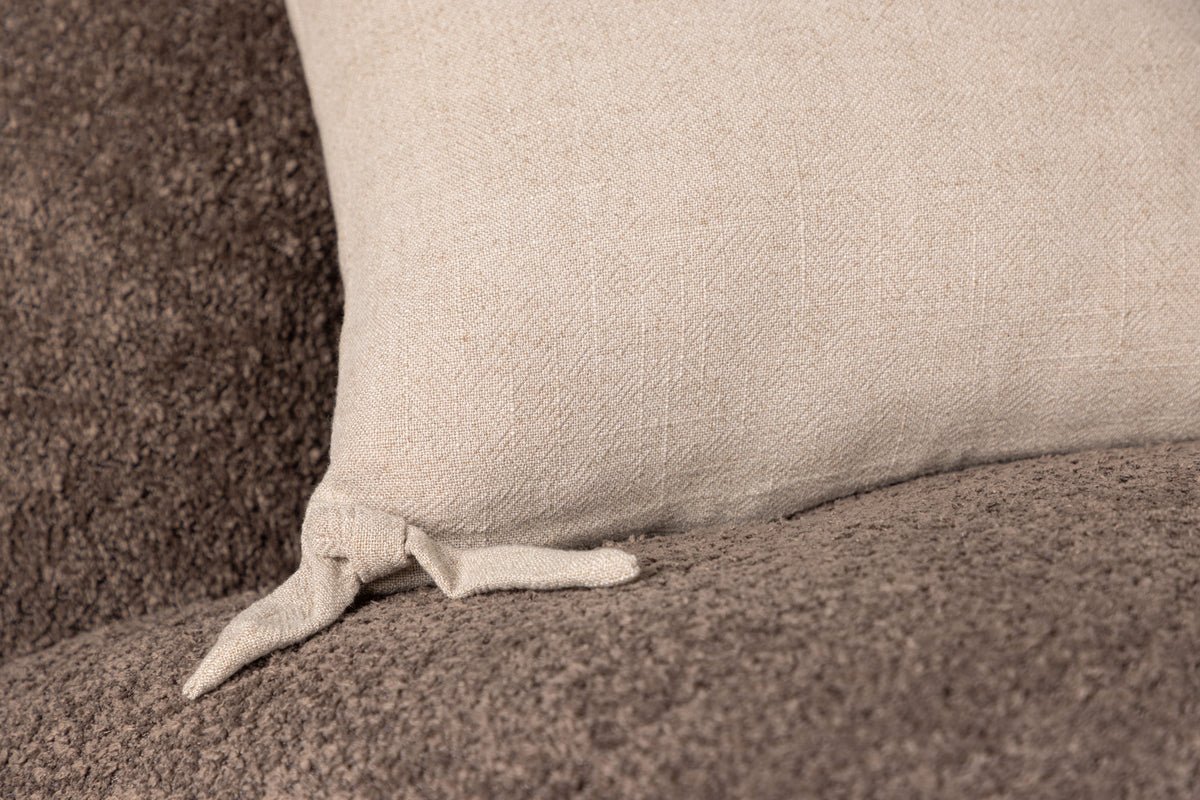 Cushion cover Ambiente - 40x40 cm in Beige, Dark grey and White