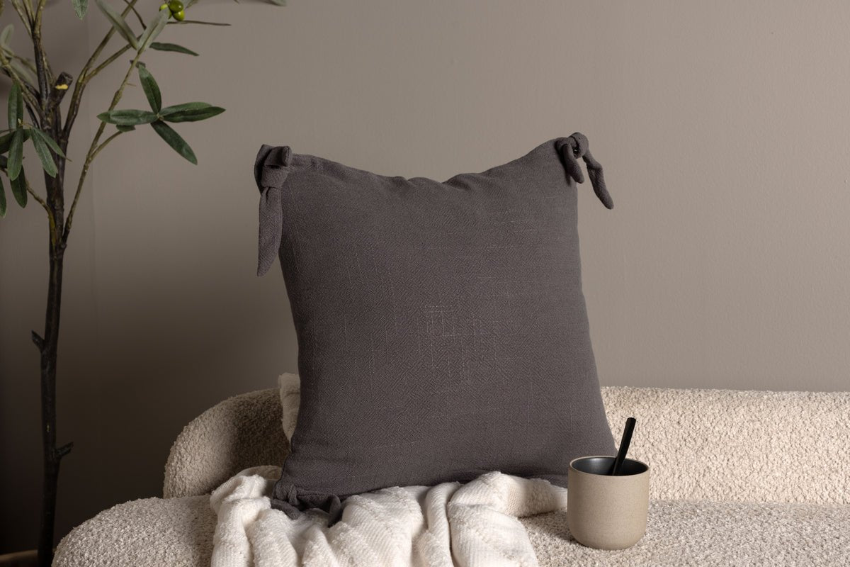 Cushion cover Ambiente - 40x40 cm in Beige, Dark grey and White