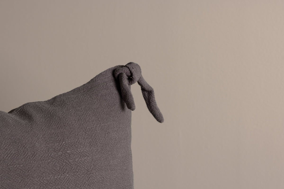 Cushion cover Ambiente - 40x40 cm in Beige, Dark grey and White