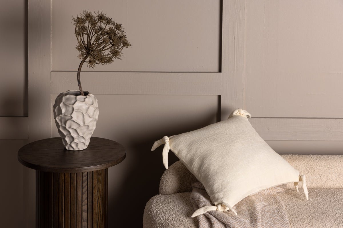 Cushion cover Ambiente - 40x40 cm in Beige, Dark grey and White