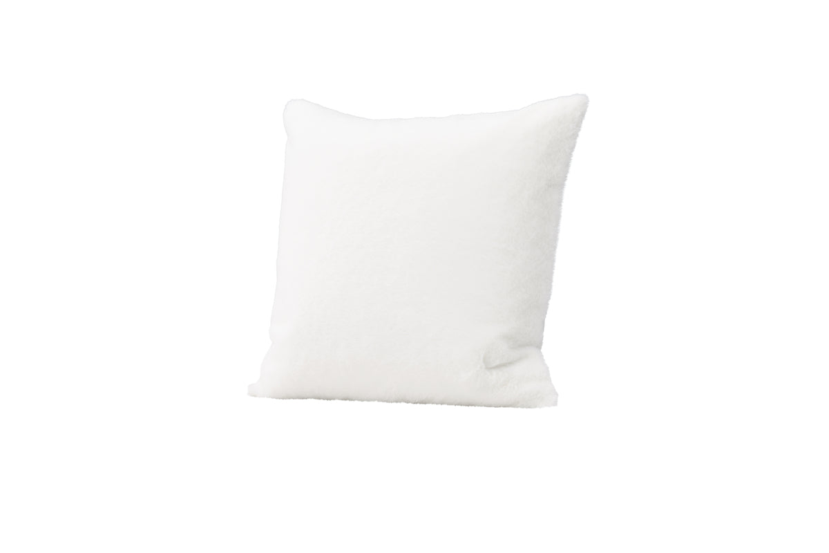 Këssenbezuch Relax - 50x50 cm a Béis, Gro an Wäiss