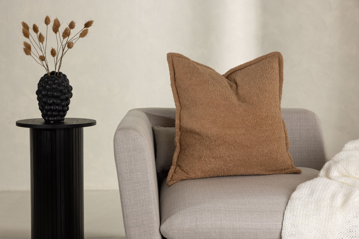 Cushion cover Nature - 60x60 cm in Beige, Brown and dark green