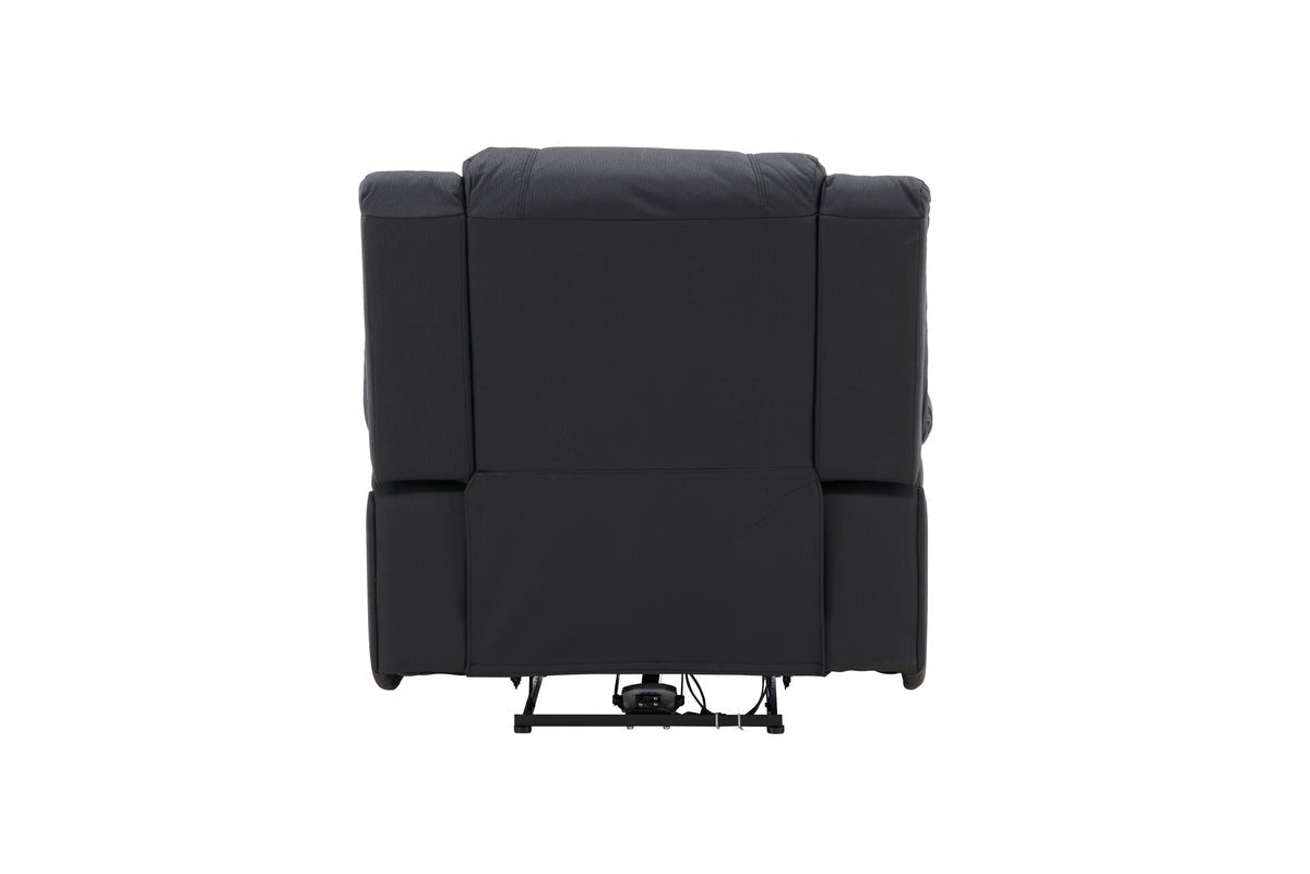 Fauteuil Dubai - en Noir avec fonction de couchage