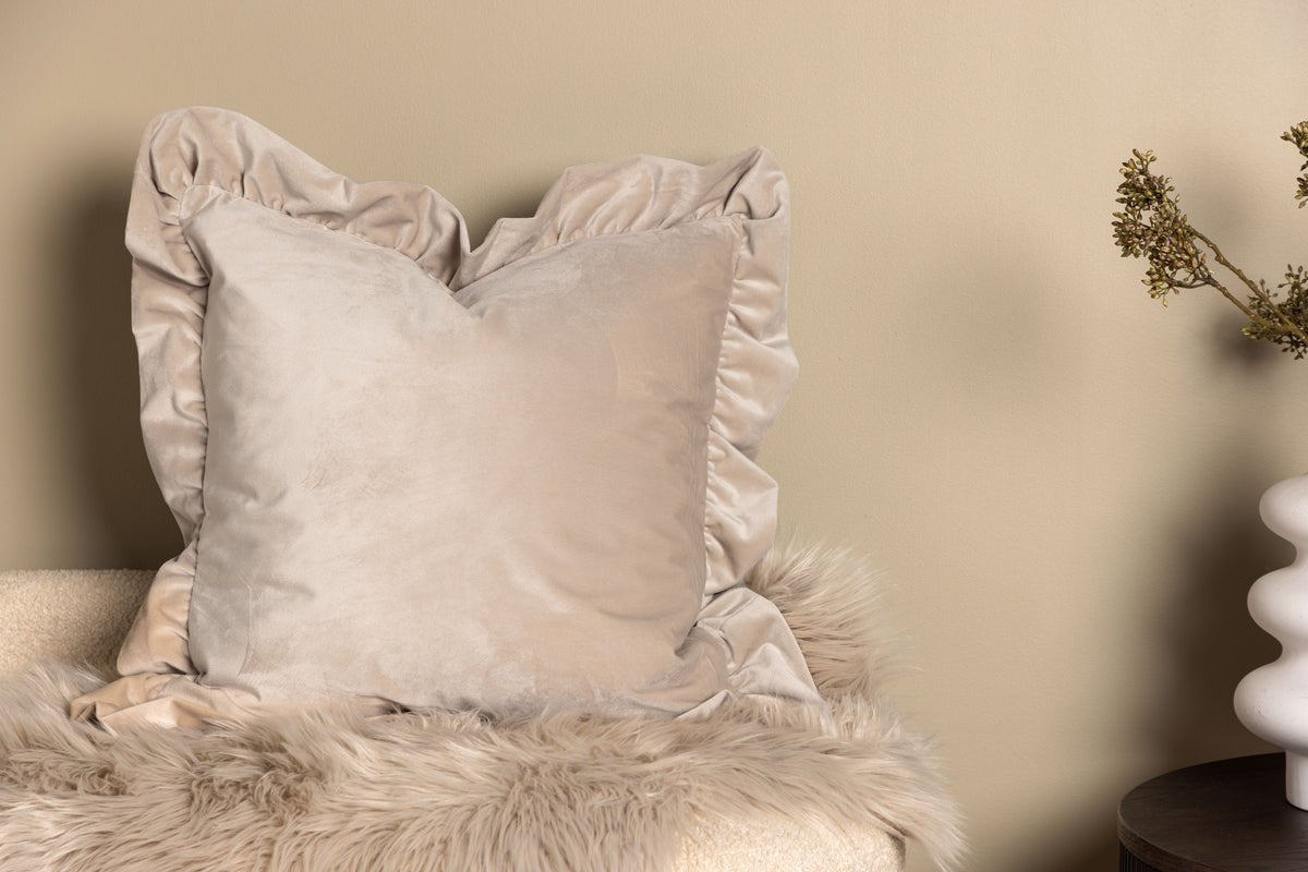 Cushion cover Essence - 50x50 cm in Beige, pink and White