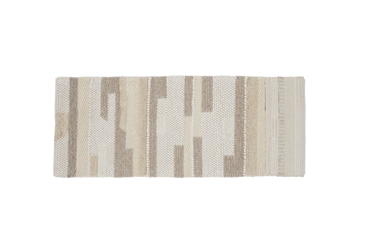 Tapis Lia – avec structure nouée et franges en laine