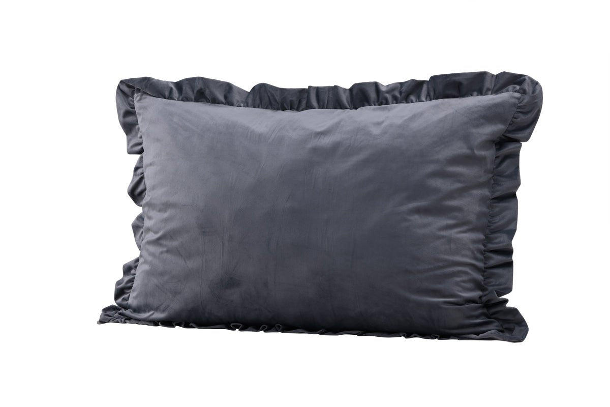 Pillowcase Charming - 70x100 cm in White and Gray