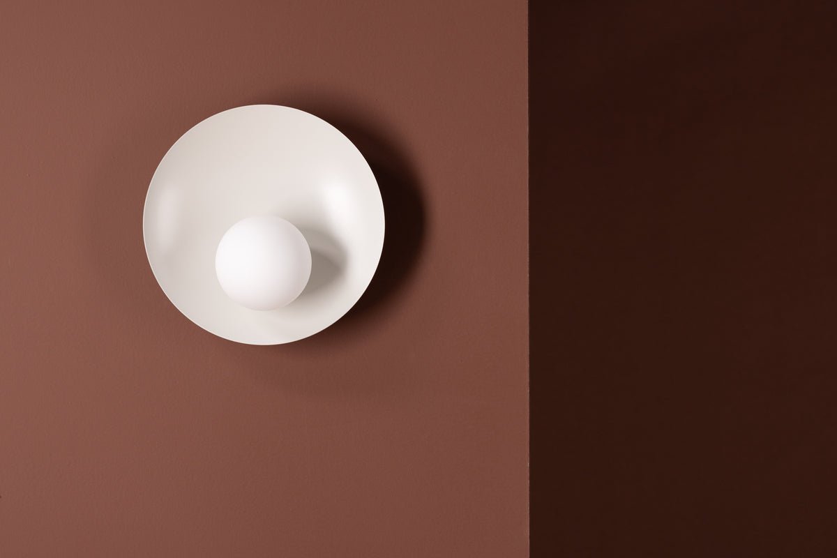 Wandleuchter „Sonic" – Modern Wandlampe mat ronnem Bügel