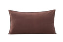 Kissenbezug Hygge - 50x90 cm a Brong, Béis an Wäiss aus 100% Baumwolle