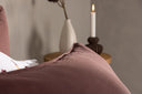 Kissenbezug Hygge - 50x90 cm a Brong, Béis an Wäiss aus 100% Baumwolle