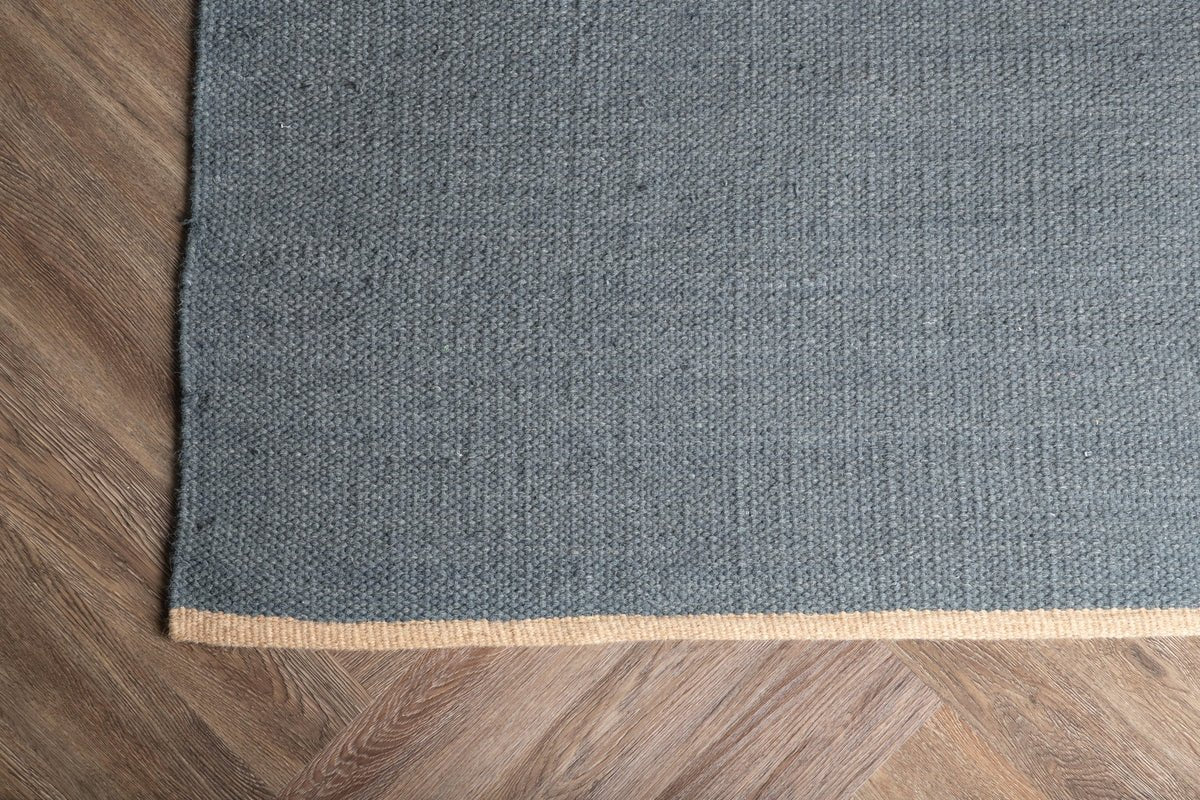 Tapis Elian – en tons naturels en laine et coton