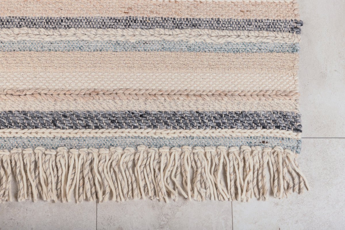 Tapis Mila – avec franges en laine
