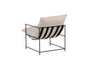 Fauteuil lounge design Sedalia – fauteuil moderne avec accoudoirs en Beige