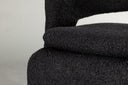 Fauteuil lounge design Velina – fauteuil bouclé moderne en quatre couleurs