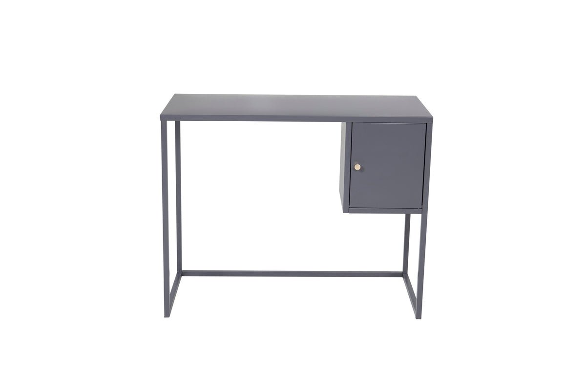 Desk Maru - modern design with practically integrated side cabinet