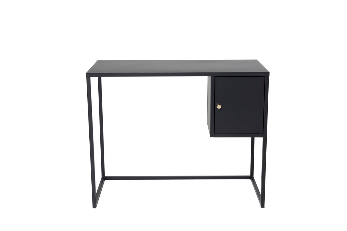 Desk Maru - modern design with practically integrated side cabinet