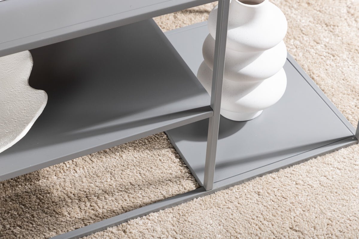 Table basse/table d'appoint Nammos – en quatre couleurs avec trois surfaces de rangement