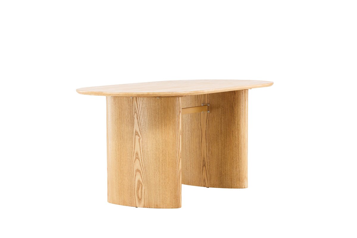 Dining table Maui - with oval tabletop in wood look