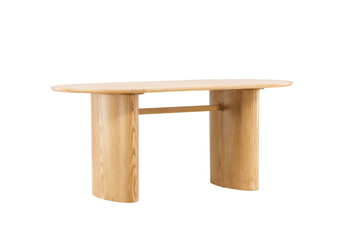 Dining table Maui - with oval tabletop in wood look