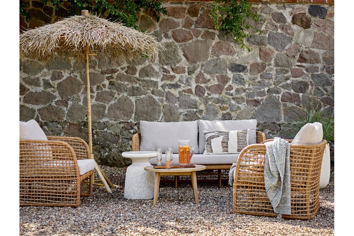 Krug Aino – Mondgeblosen Glas an Wäiss