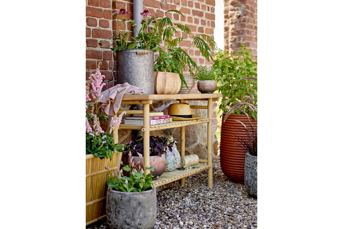 Pot de fleurs décoratif Lioro – Forme organique en terre cuite aux tons chauds de brun