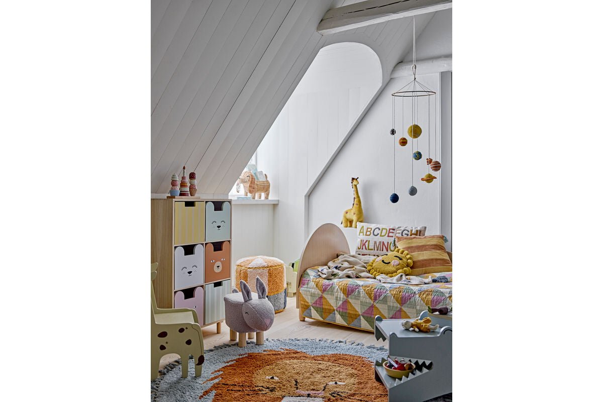 Chaise enfant « Gigi » – MDF certifié FSC® en tons naturels et gris