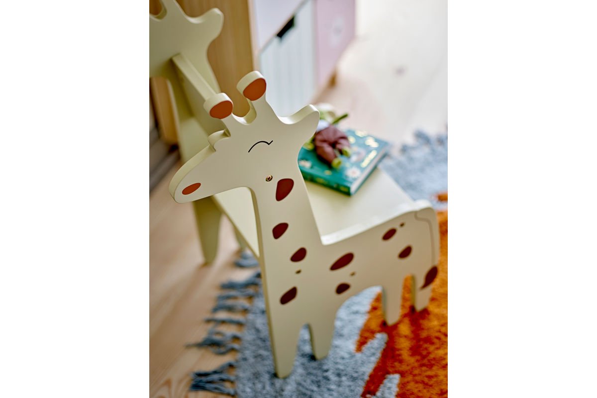 Chaise enfant « Gigi » – MDF certifié FSC® en tons naturels et gris