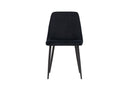 2-piece set - Chair Liora made of soft polyester velvet