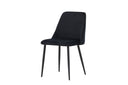 2-piece set - Chair Liora made of soft polyester velvet