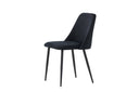 2-piece set - Chair Liora made of soft polyester velvet