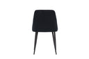 2-piece set - Chair Liora made of soft polyester velvet