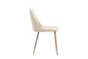 2-piece set - Chair Liora made of soft polyester velvet