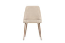 2-piece set - Chair Liora made of soft polyester velvet