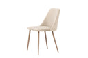 2-piece set - Chair Liora made of soft polyester velvet