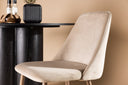 2-piece set - Chair Liora made of soft polyester velvet