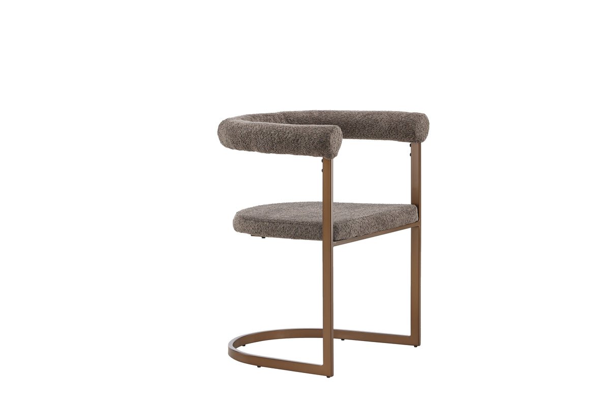 2-piece set - Chair Paje with soft bouclé upholstery