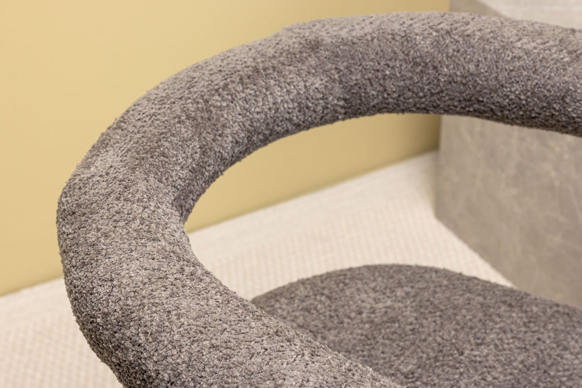 2-piece set - Chair Paje with soft bouclé upholstery