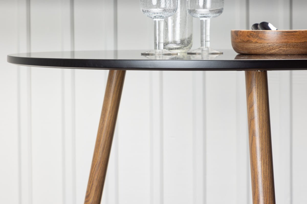 Table à manger Koa - forme ronde et coloration élégante