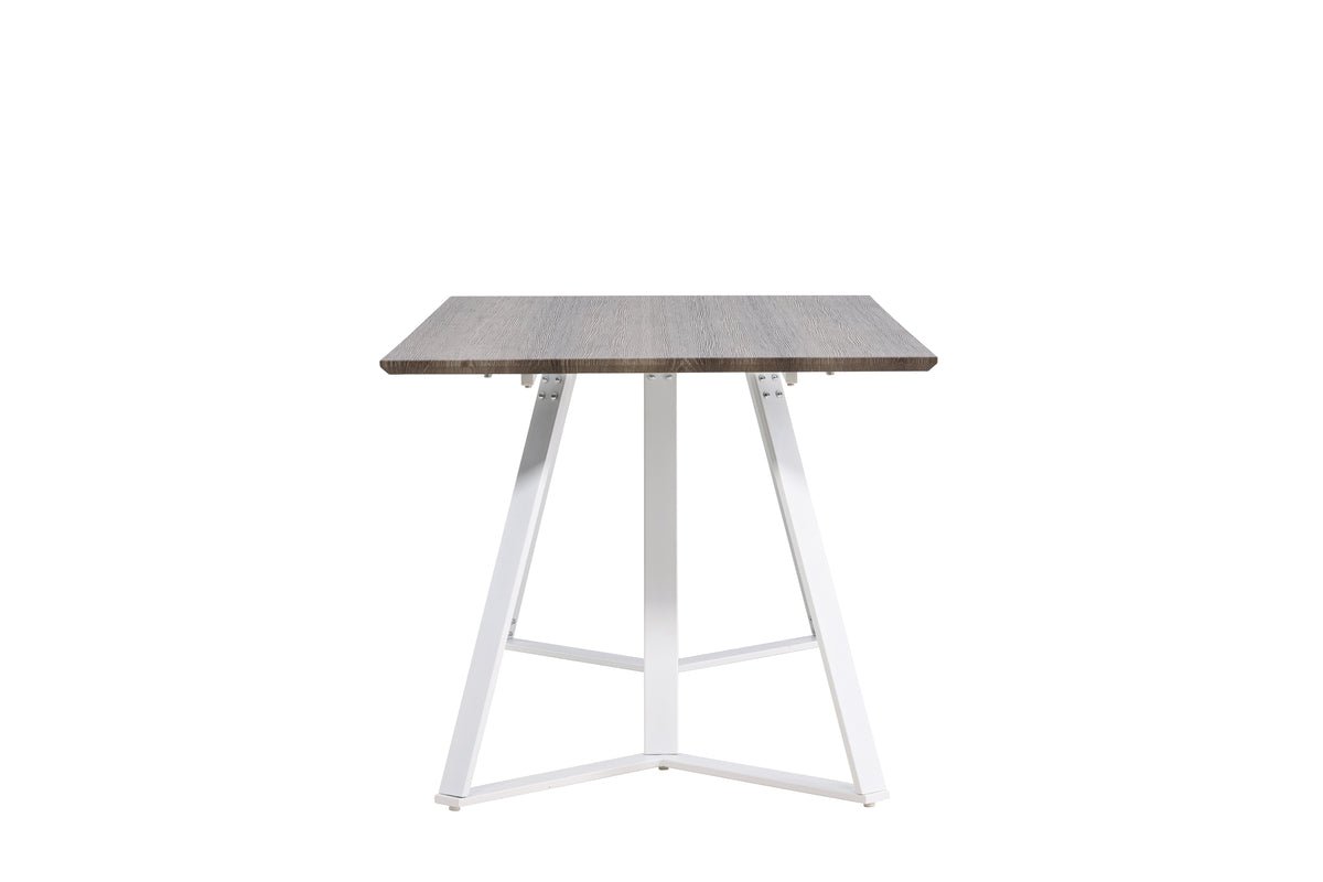 Table à manger Waka - les pieds en métal décoratifs apportent une touche élégante