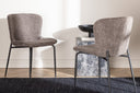 Ensemble de 2 - Chaise Parisienne avec doux Bouclé