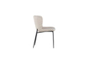 Ensemble de 2 - Chaise Parisienne avec doux Bouclé