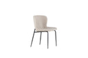 Ensemble de 2 - Chaise Parisienne avec doux Bouclé