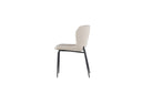 Ensemble de 2 - Chaise Parisienne avec doux Bouclé