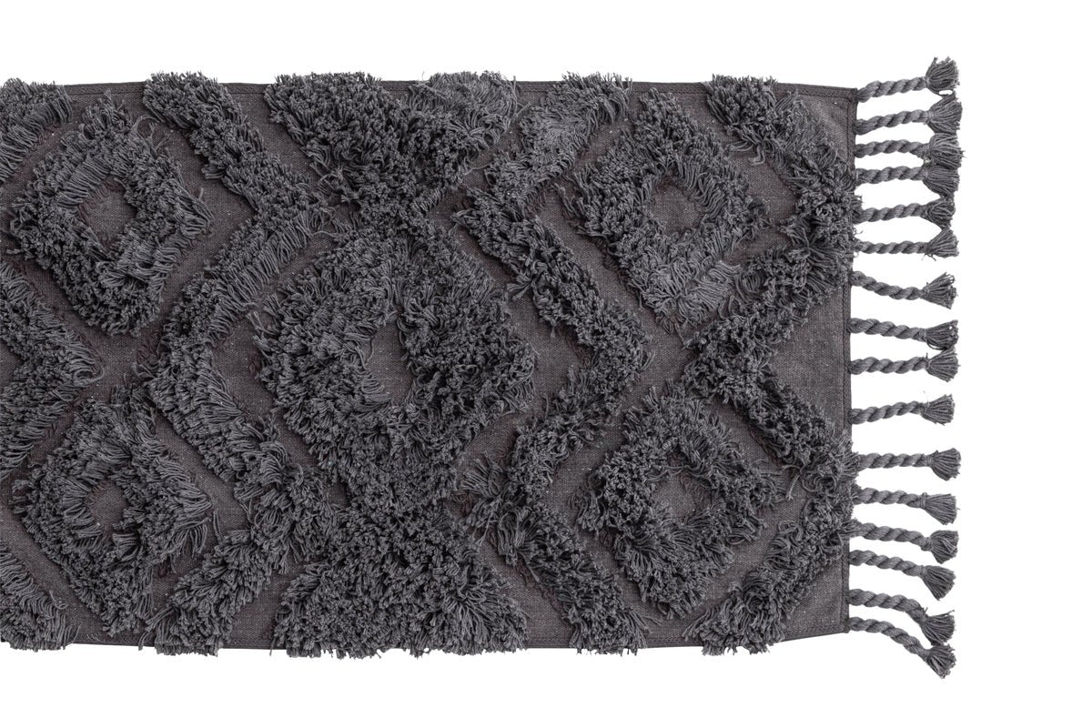 Bath Mat Savia – 100% Cotton in Dark Gray or Brown