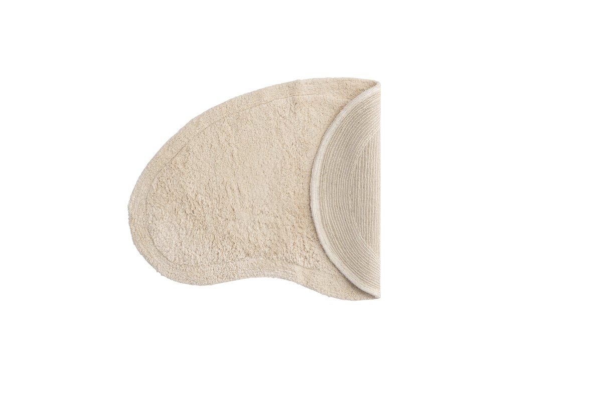 Rug Noah – handmade in Beige from cotton