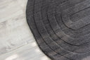 Doormat Nala - in Black made of wool