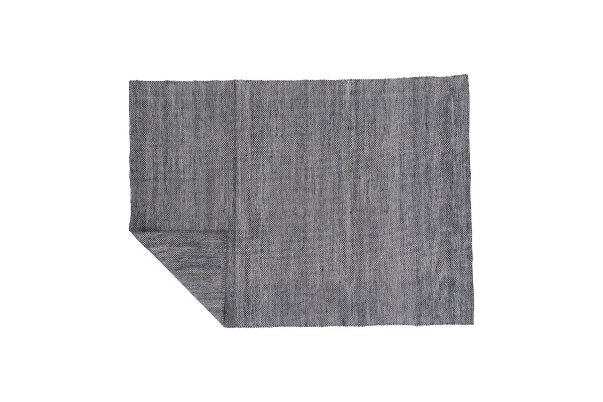 Rug Zay – handwoven in Beige from polyester & cotton