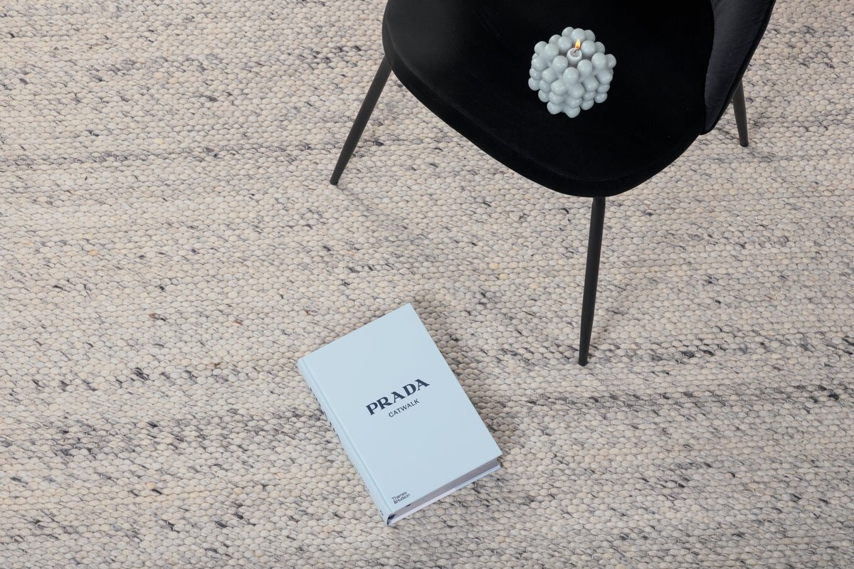 Rug Nalea – in White made of Wool & Cotton