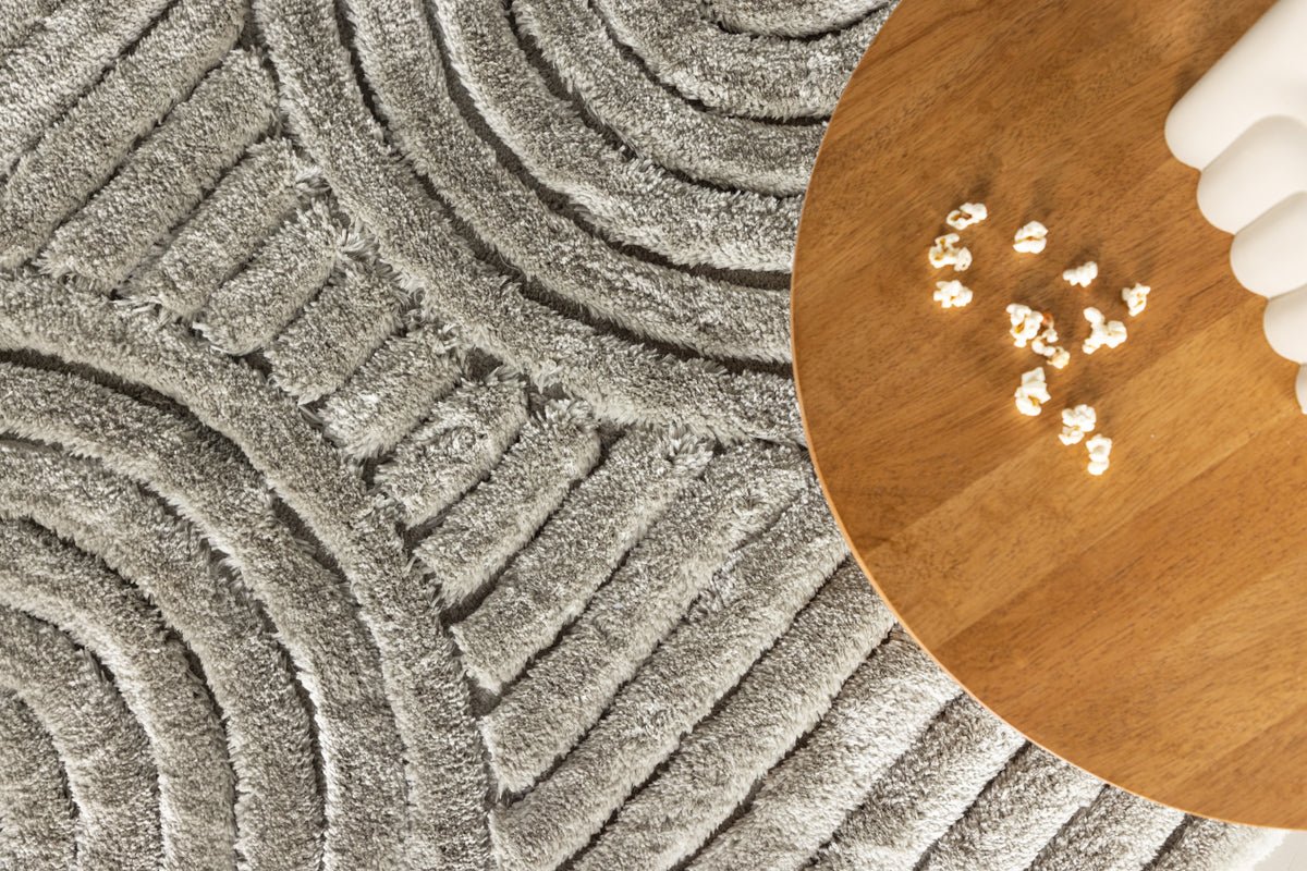 Tapis Elano – pour salon et chambre à coucher en polyester et coton